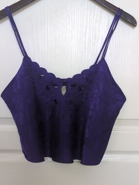 Victoria's Secret Vintage Purple Satin Cami